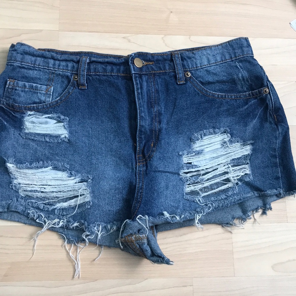 High waisted shorts